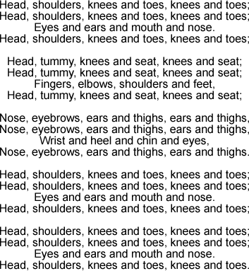 Head, Shoulders, Knees and More